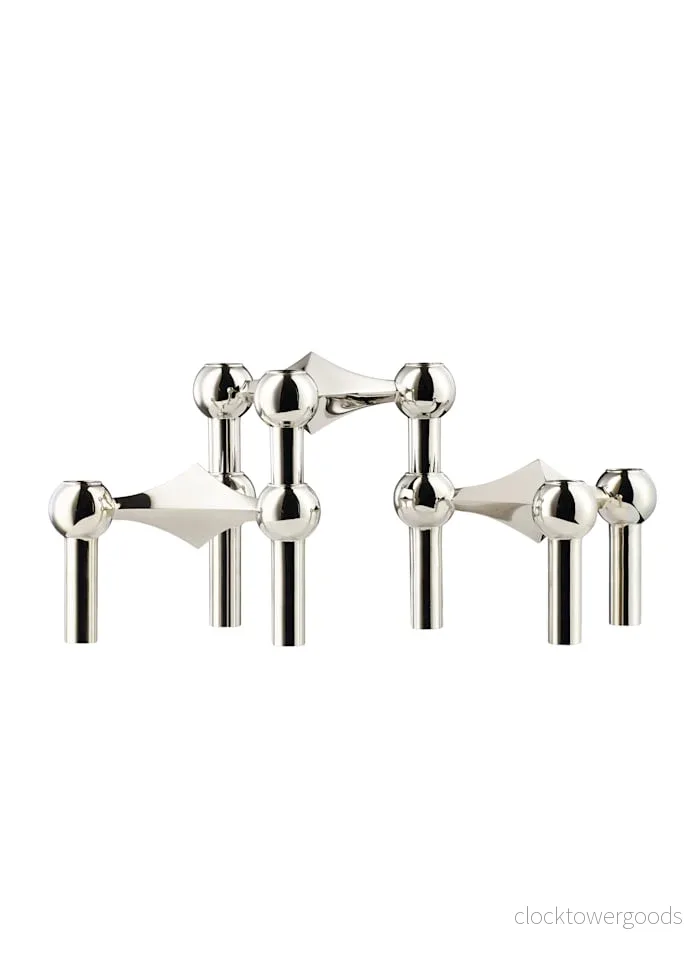 STOFF 3-set ljusstake, Krom