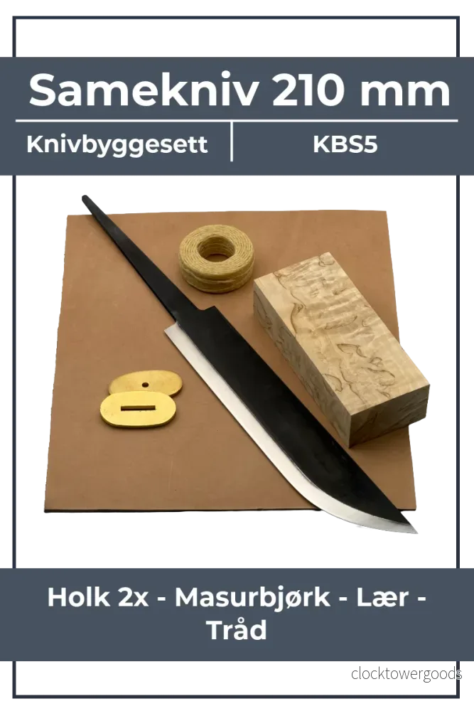 Knivbyggsats KBS5 – 210mm Samekniv Leuku Knivbyggsats KBS5 – 210mm Samekniv Leuku