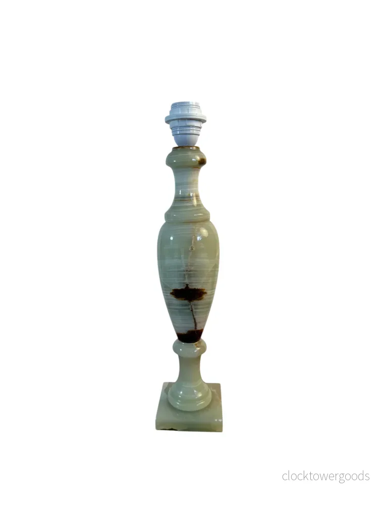 Bordslampa grön onyx
