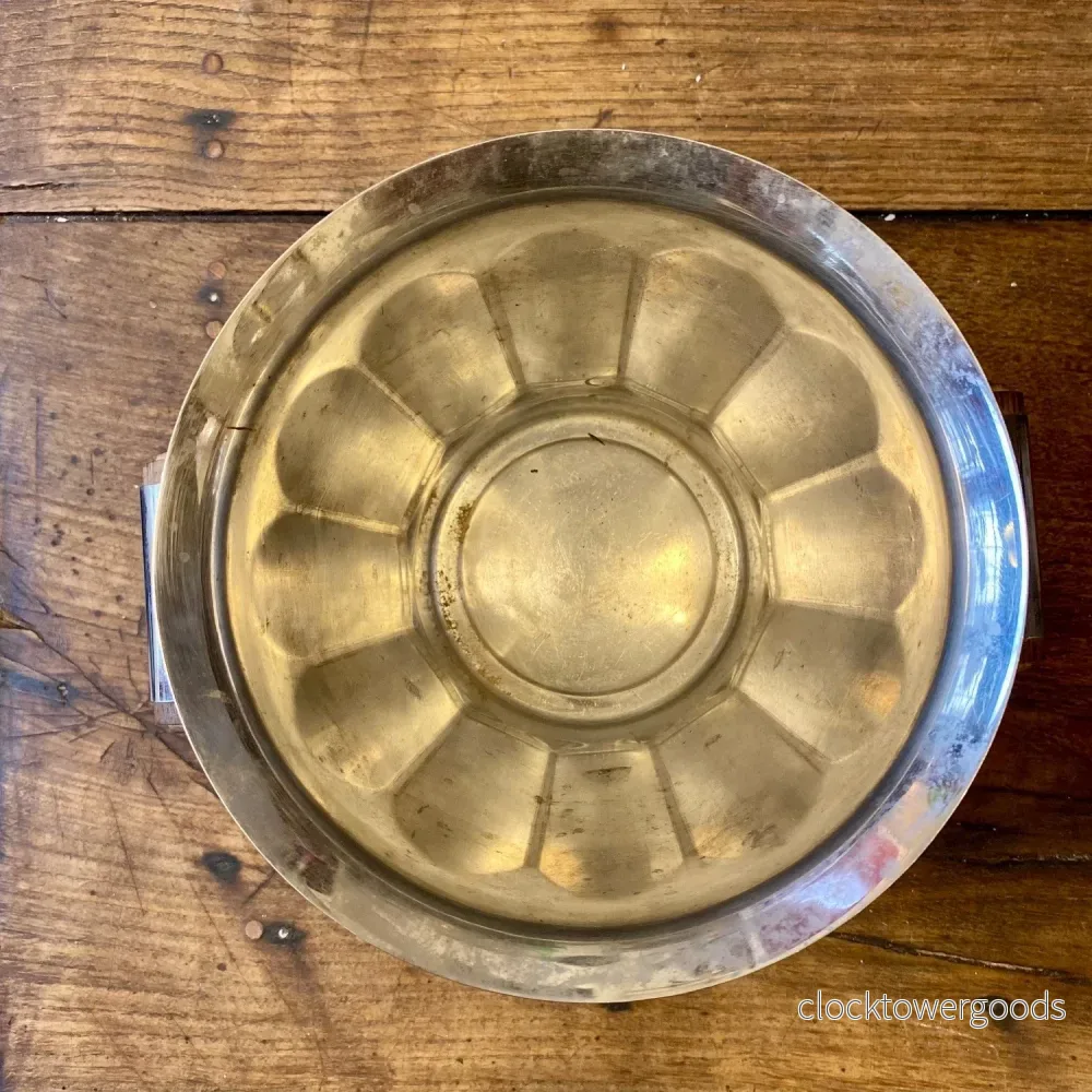 Vintage French Stainless Steel Champagne Bucket - Bild 2