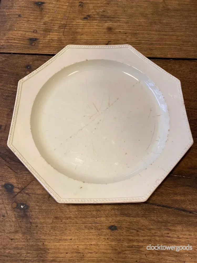 Antique Creil & Montereau “Pearled” Serving Dish Antique Creil & Montereau “Pearled” Serving Dish