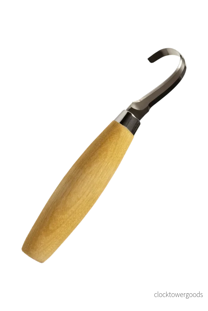 Morakniv 164 vänsterhänt skedkniv med läderslida Morakniv 164 vänsterhänt skedkniv med läderslida