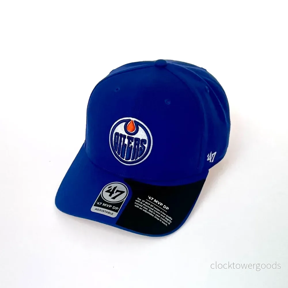 Oilers Cap Signerad av Kenta Nilsson – Blue Oilers Cap Signerad av Kenta Nilsson – Blue