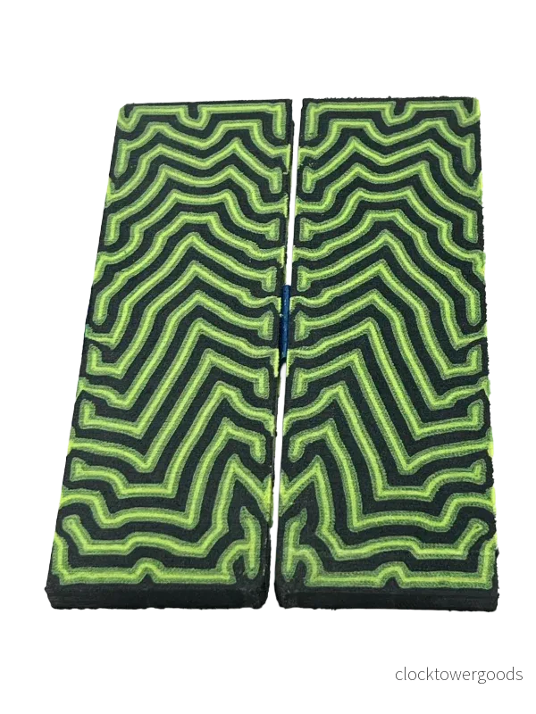 Micarta Toxic (set med 2 plattor)