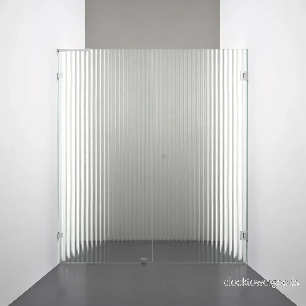 ROOH R4 Duschnisch Dörr + Vägg – Räfflat glas