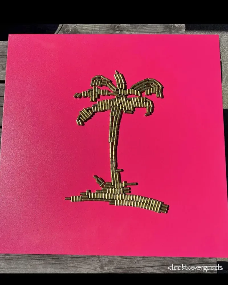 Palm Tropical, stor 80×80 cm