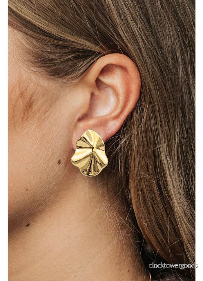 Lip Örhängen, Små, Guld
