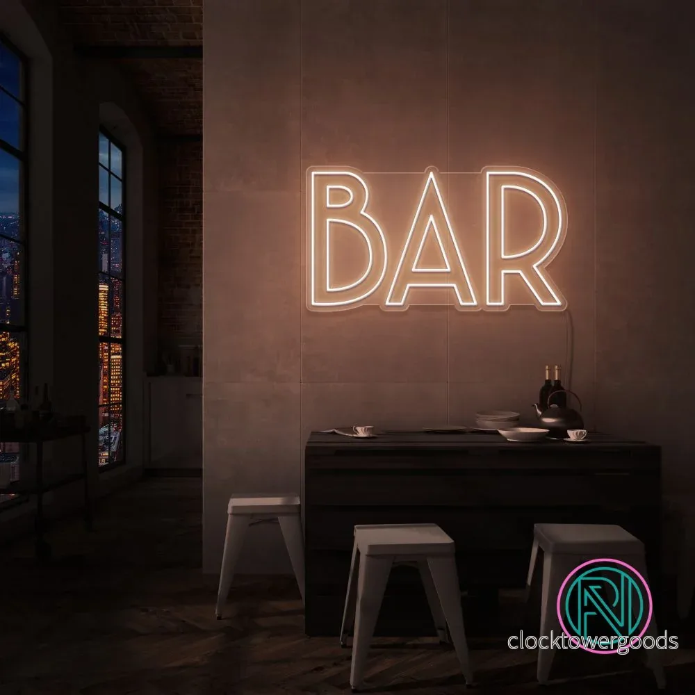 "BAR" LED NEONSKYLT. Välj önskad färg. - Bild 2