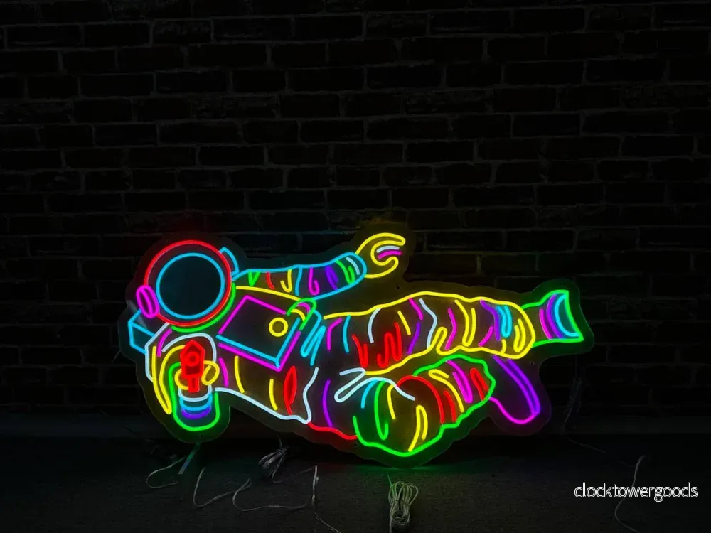 "Astronaut" LED NEONSKYLT - Bild 3