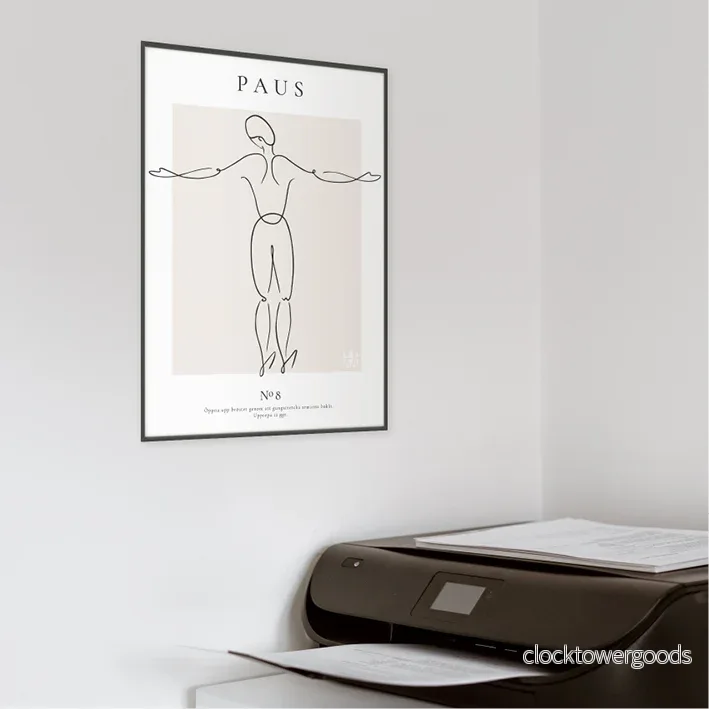 Paus Poster med lineart - Bild 2