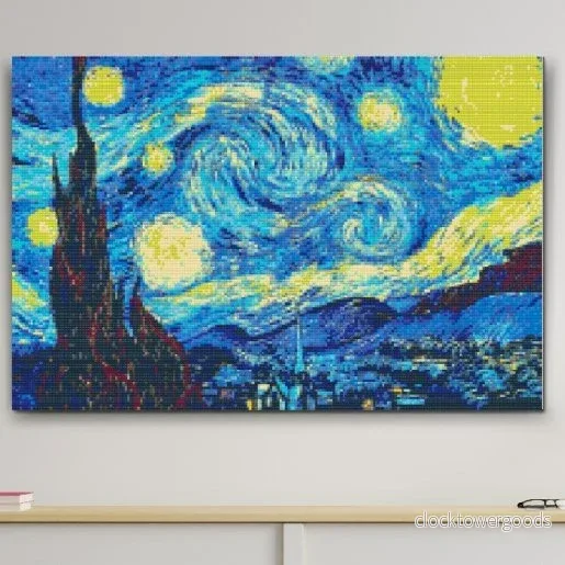 STARRY NIGHT av Vincent Van Gogh - diamond painting - Bild 2