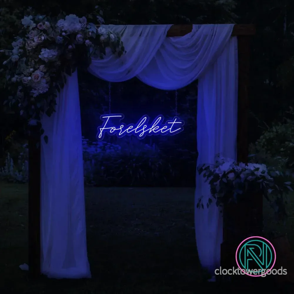 "Forelsket" Led Neonskylt. - Bild 3