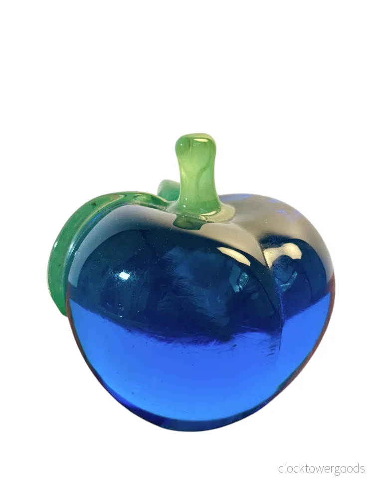 Blått äpple i glas - Bild 2