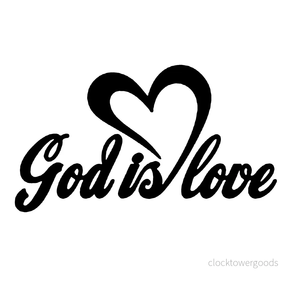 God Is Love Dekal - Bild 2
