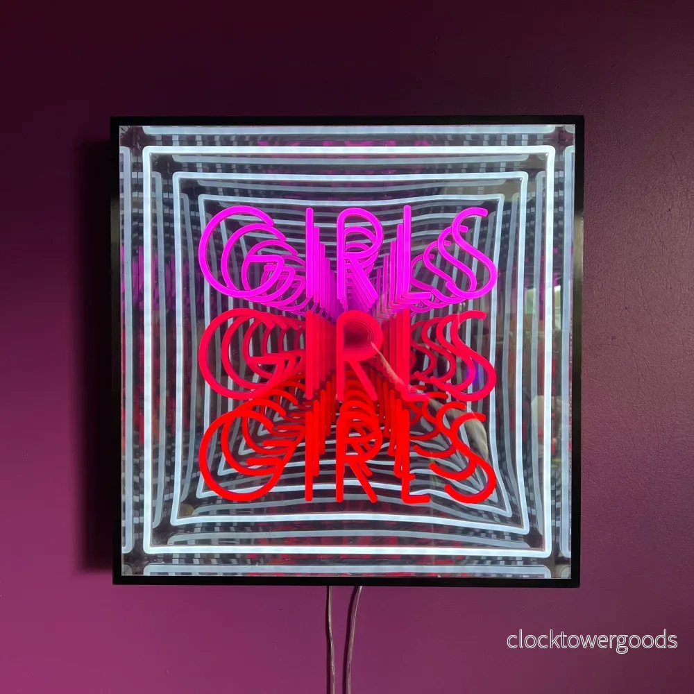 (GIRLS) LED NEONSKYLT. 3D (GIRLS) LED NEONSKYLT. 3D