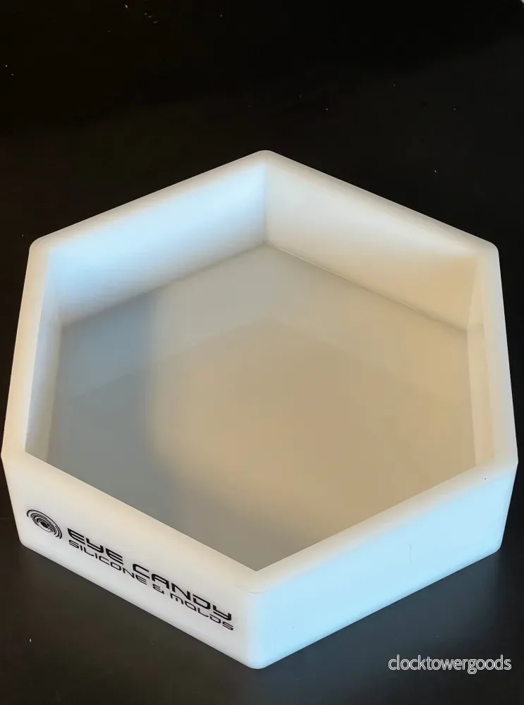 Sexkantig silikongjutform (Ø263 × H76 mm) - Bild 2