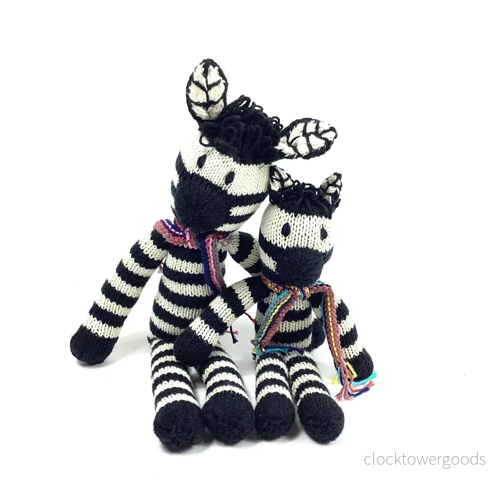 Kenana stickad Zebra Kenana stickad Zebra