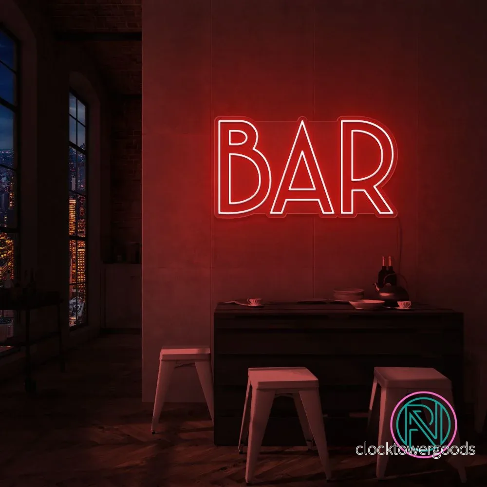 "BAR" LED NEONSKYLT. Välj önskad färg. - Bild 3