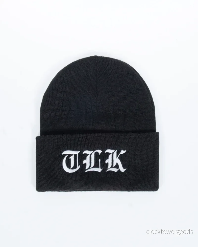 TLK Beanie – Svart/Vit