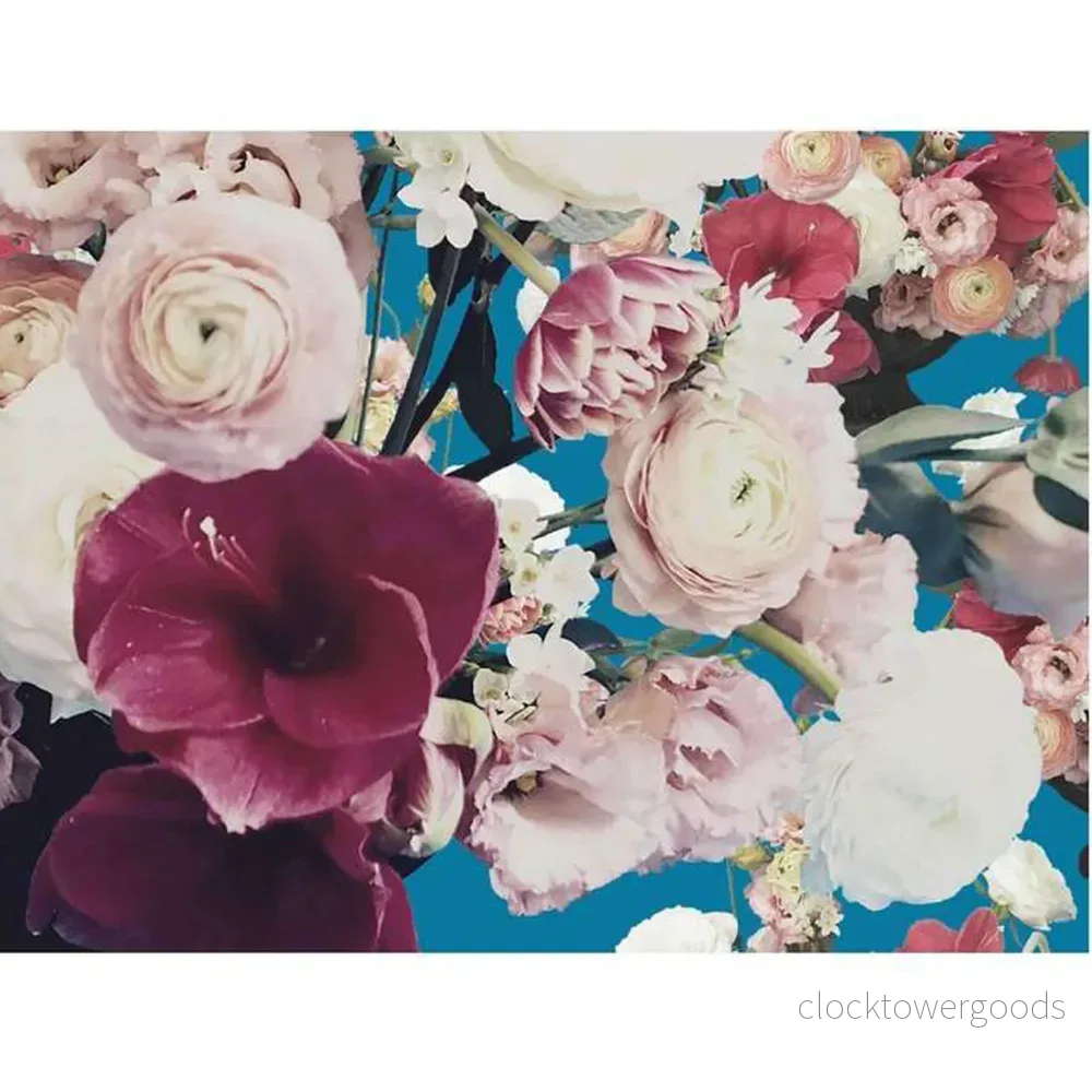 Pastellblommor dubbelsidigt - Bild 3