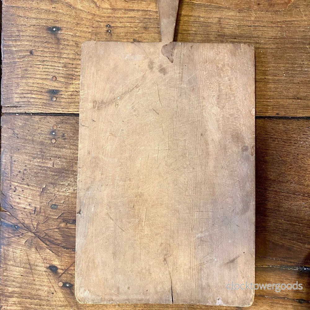 Vintage French Wooden Cutting Board – Long Handle Vintage French Wooden Cutting Board – Long Handle