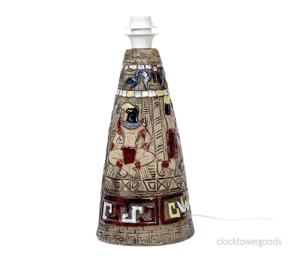 Keramiklampa egyptiska motiv - Bild 2