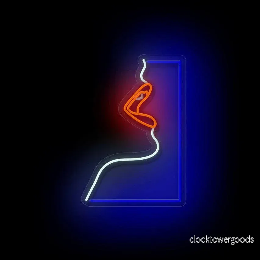 ”Face” Led neonskylt. ”Face” Led neonskylt.