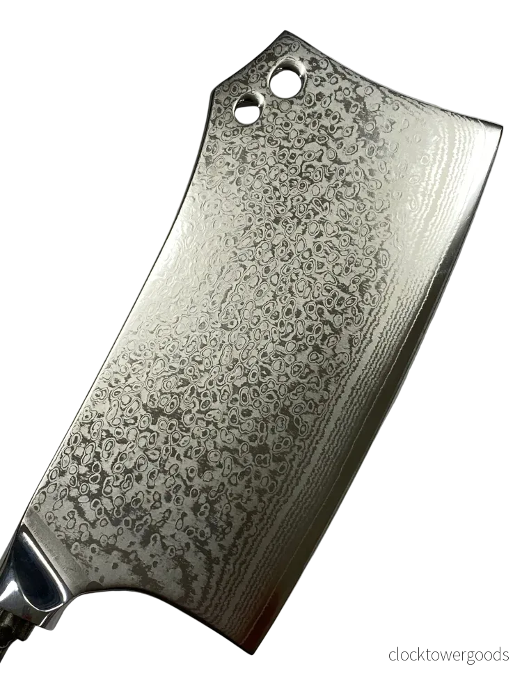 Cleaver - AUS10 Damask Kockkniv 7"