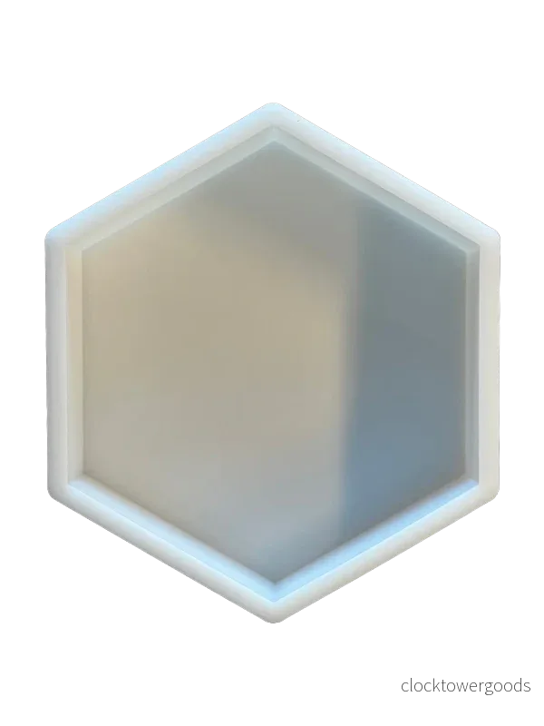 Sexkantig silikongjutform (Ø263 × H76 mm) Sexkantig silikongjutform (Ø263 × H76 mm)