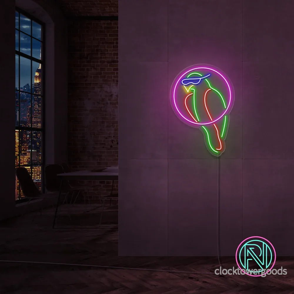 ”Papegoja” LED neonskylt ”Papegoja” LED neonskylt
