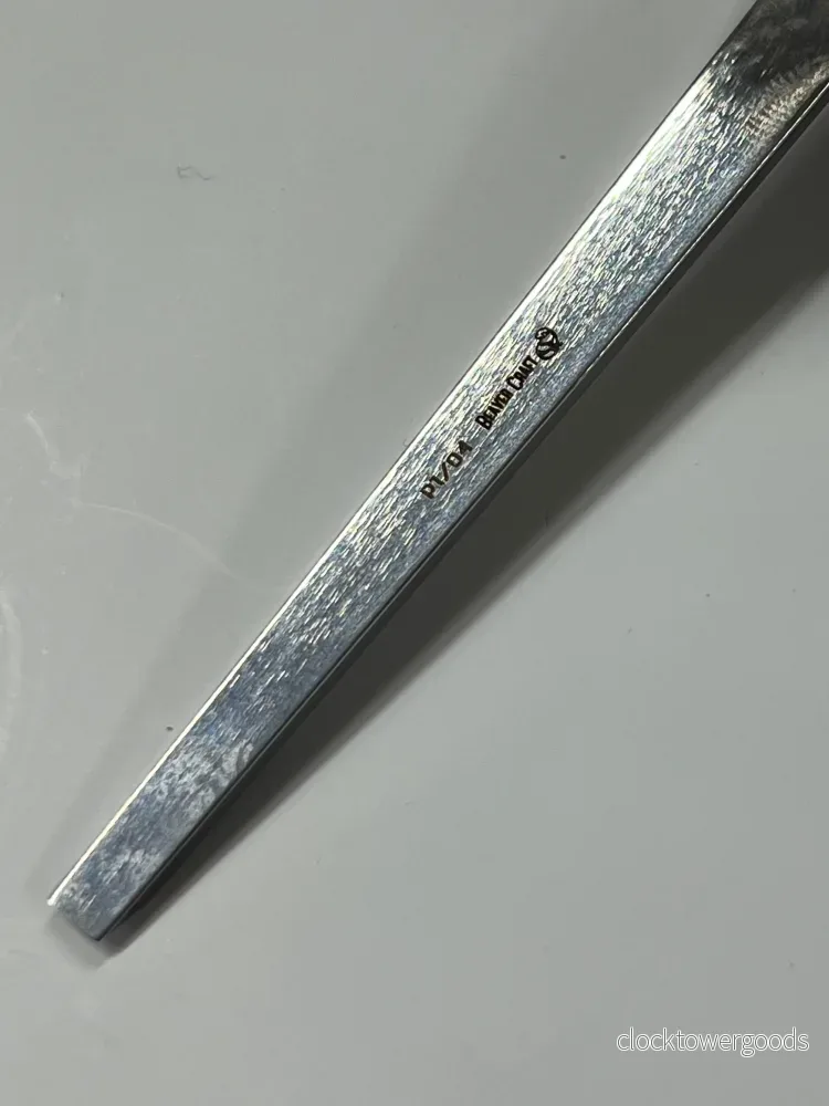 Träsniderijärn 75x4mm rakt, platt stämjärn P1/04 med kulhandtag - Bild 3