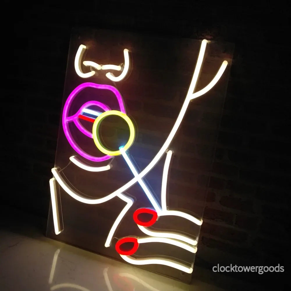 ”licking lollipop” LED NEONSKYLT. ”licking lollipop” LED NEONSKYLT.