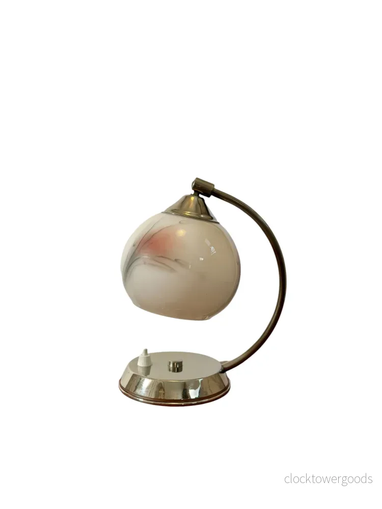 Liten bord/vägglampa i crome - Bild 2