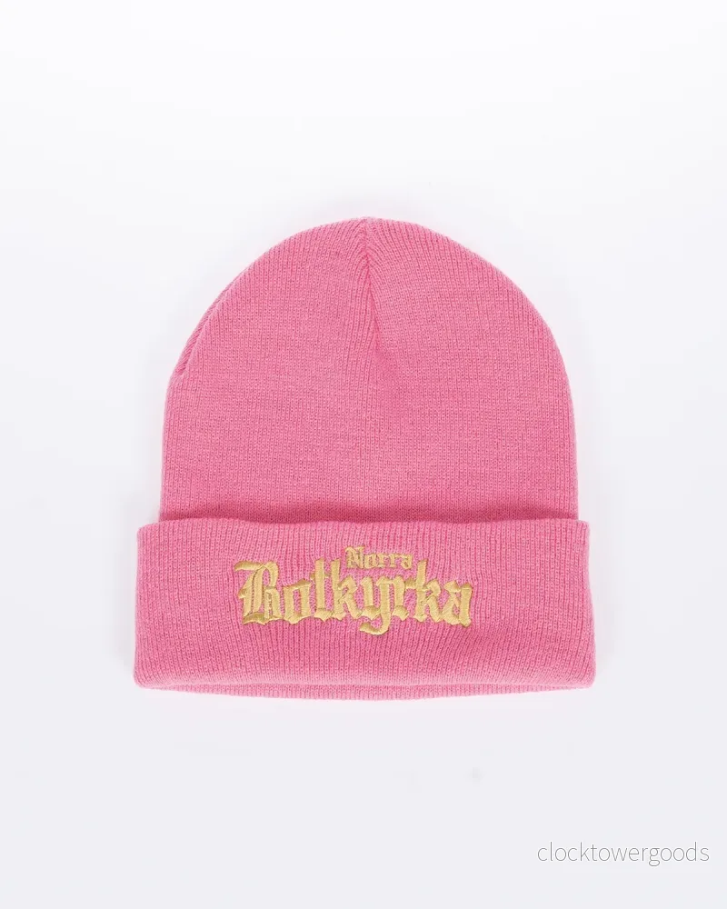 Norra Botkyrka Beanie – Pink Guldish på
