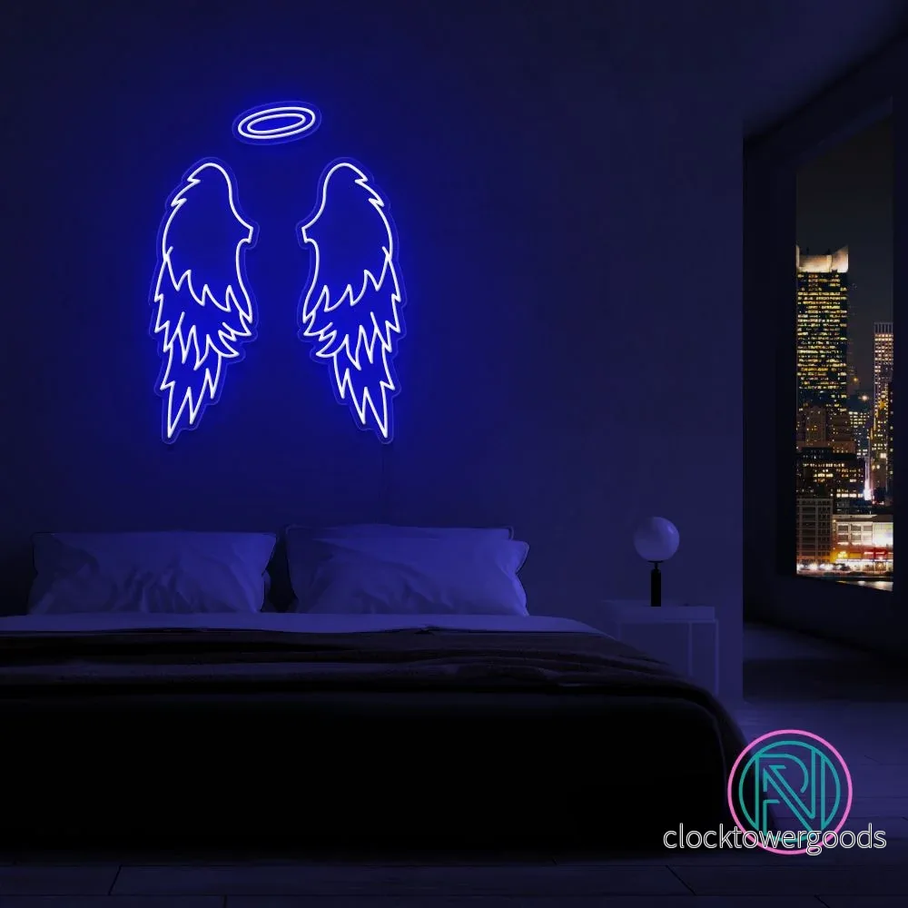"Wings" Led neonskylt. - Bild 3