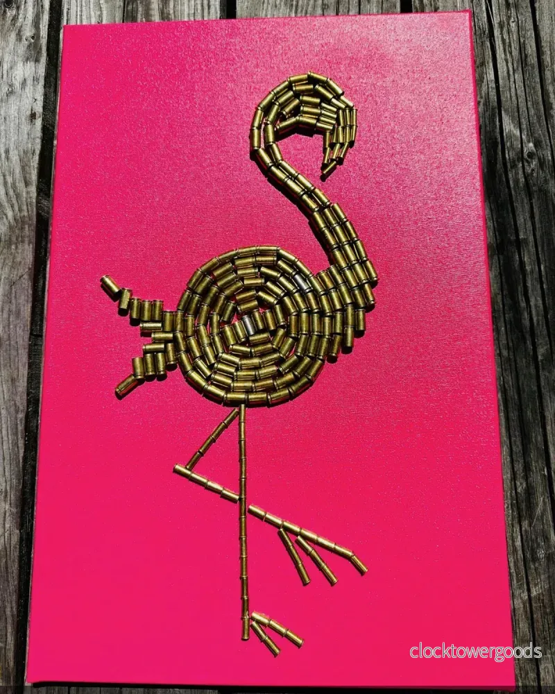 Flamingo Tropical, mellan 60×40 cm