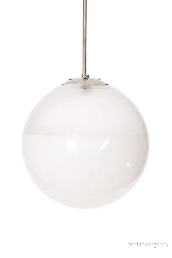 Funkisglob frostat vitt glas Funkisglob frostat vitt glas