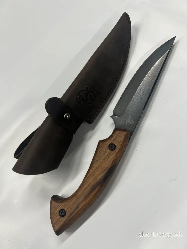 Ukrainsk jaktkniv HGK6 med läderslida - Bild 2