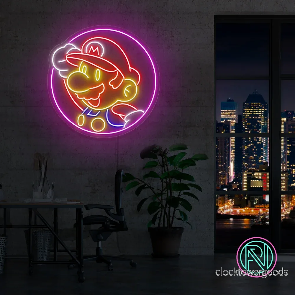 ”Super Mario” Led Neonskylt ”Super Mario” Led Neonskylt