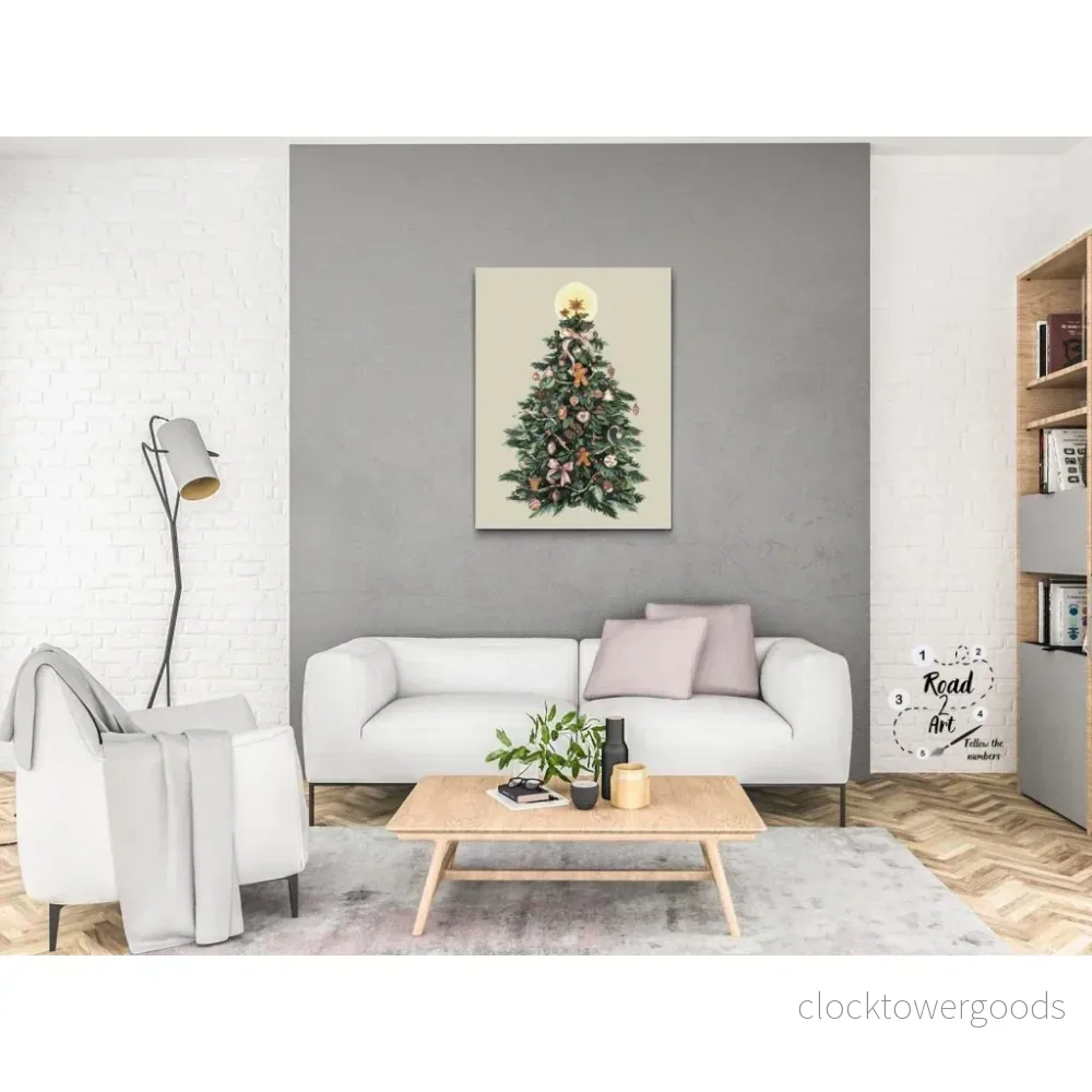 JULGRAN MED DEKORATIONER - Bild 2