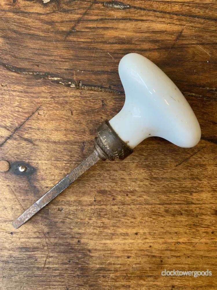 Vintage White Porcelain Door Handle Vintage White Porcelain Door Handle
