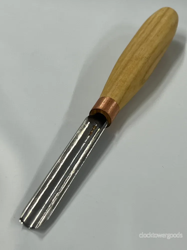 Träsniderijärn 80x10 mm – rak skölp K9/10 - Bild 2