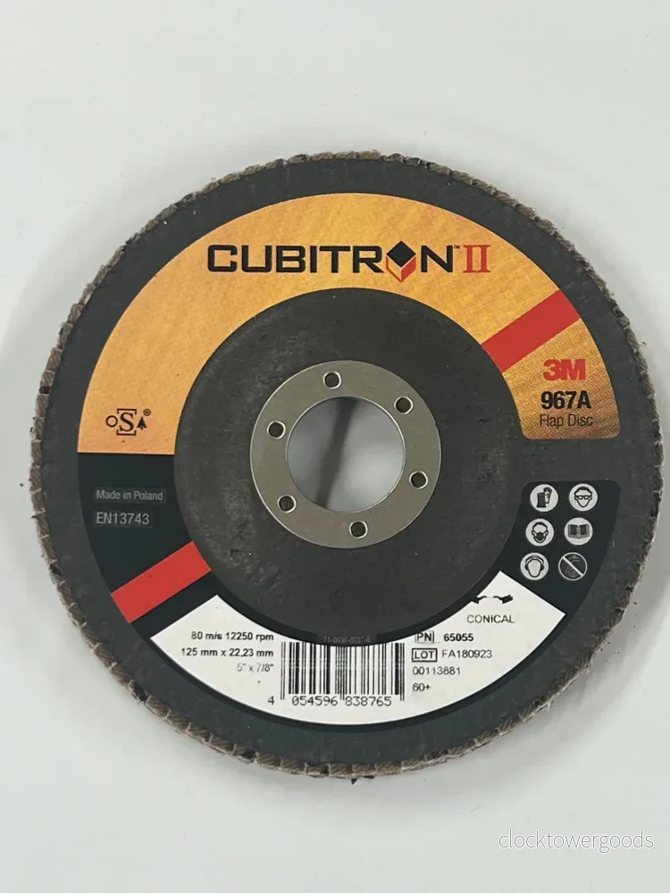 3M Cubitron II 967A lamellrondell 125 mm P60+ 3M Cubitron II 967A lamellrondell 125 mm P60+