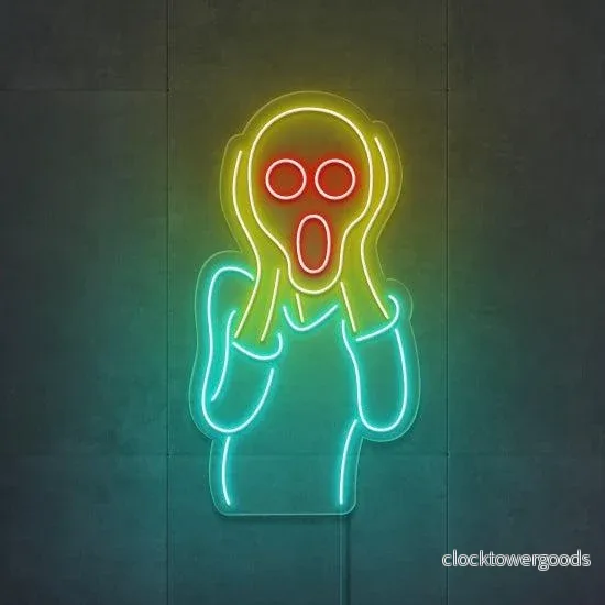 "Skriet" Led neonskylt - Bild 2