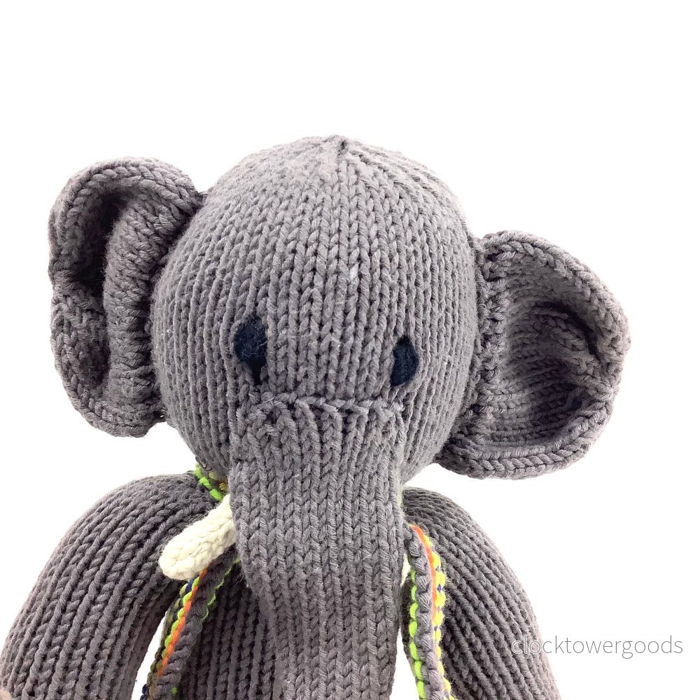 Kenana stickad Elefant - Bild 3