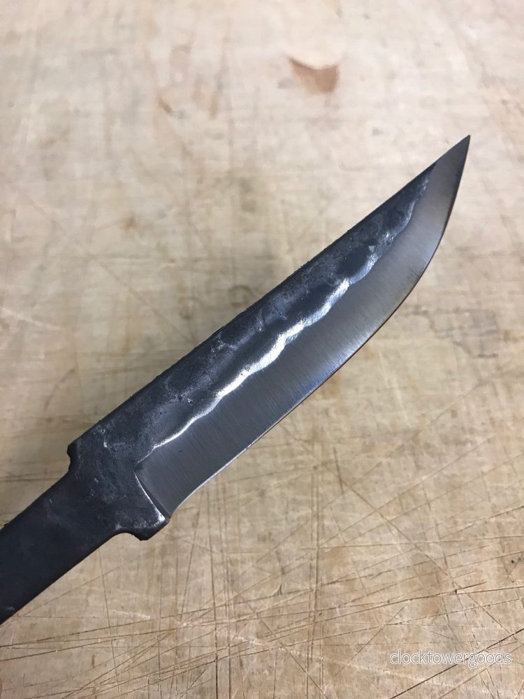 95 mm knivblad med hamrad yta - Bild 2