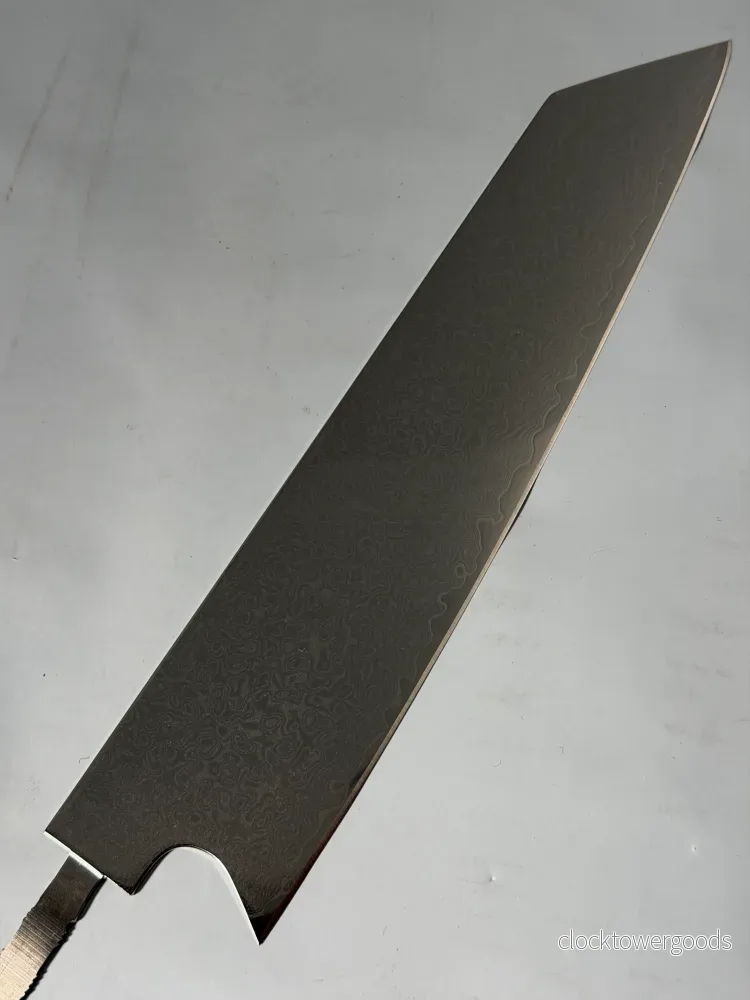 Kiritsuke kökskniv - kockkniv i rostfritt stål med damastmönster