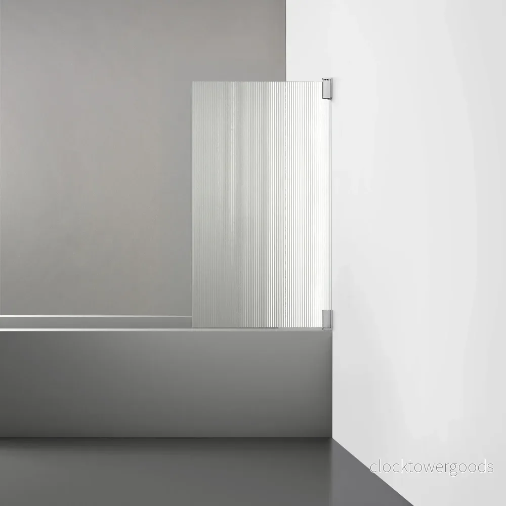 ROOH R2 Duschvägg Badkarsdörr – Räfflat glas - Bild 2