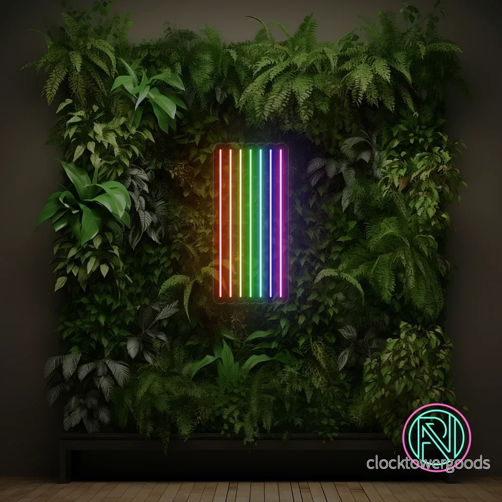 "Regnbåge, modern" Led neonskylt