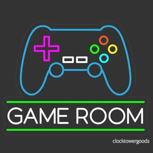 "GAME ROOM" Led neonskylt. - Bild 2